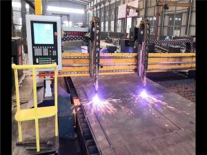 Máy cắt đôi Plasma CNC Máy cắt plasma H Dây chuyền sản xuất chùm tia Hypertherm Hệ thống CNC